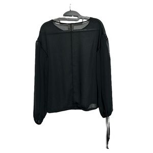 Mossimo sheer long sleeve blouse